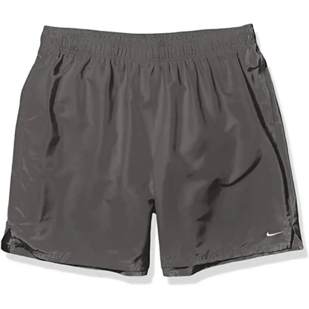 Nike Men's Black Solid Lap 7 inch Volley Short Swim Trunk Size Medium